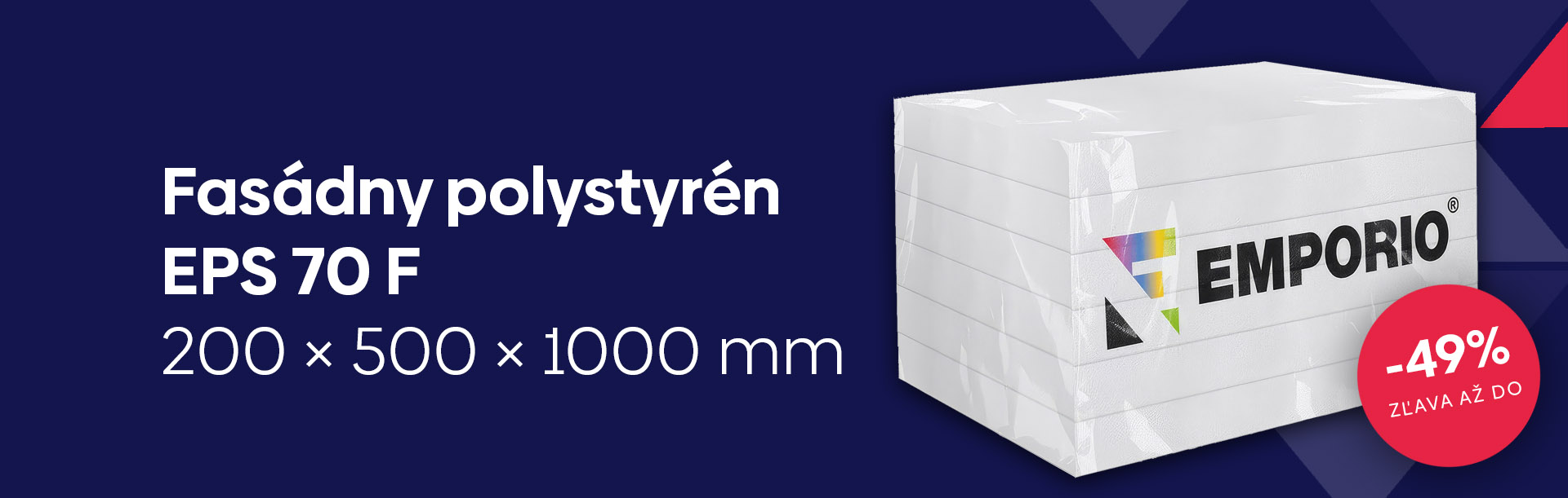 Fasádny polystyrén EPS 70 F